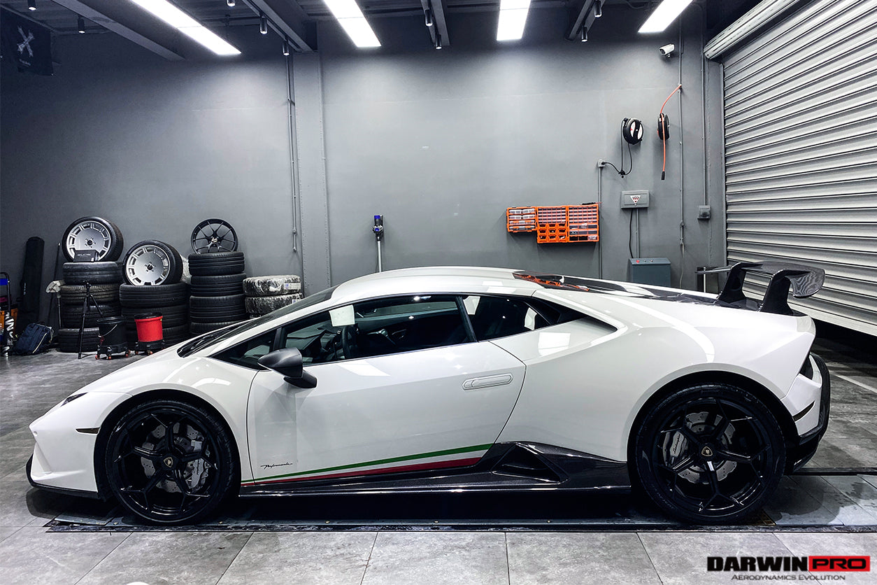2015 - 2025 Lamborghini Huracan LP610 & LP580 & EVO & STO & Tecnica PEVO Style Side Skirts