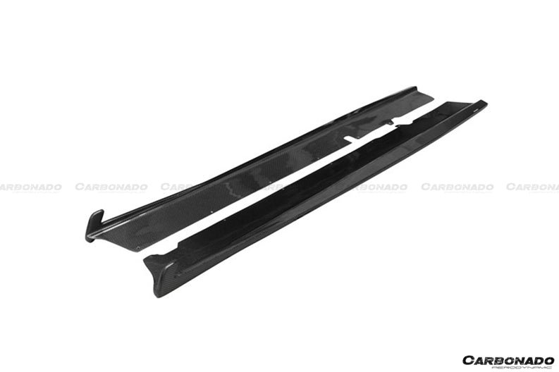2015 - 2019 Lamborghini Huracan LP610 & LP580 RZS Style Carbon Fiber Side Skirts Under Board