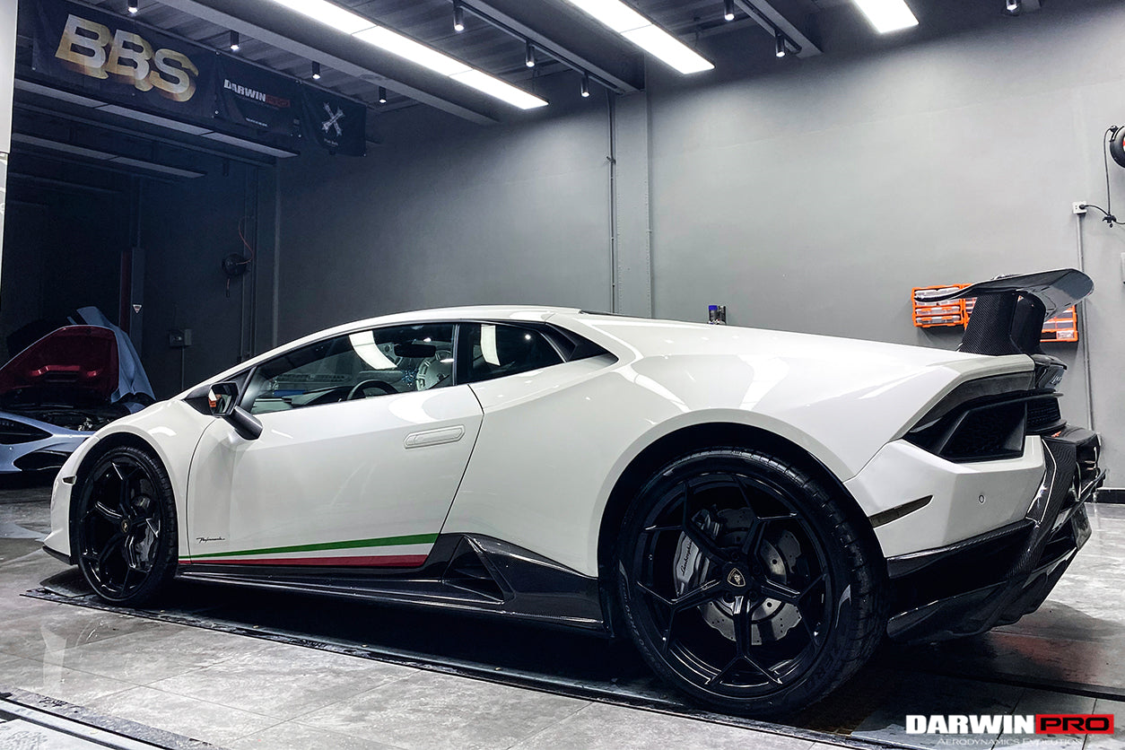 2015 - 2025 Lamborghini Huracan LP610 & LP580 & EVO & STO & Tecnica PEVO Style Side Skirts