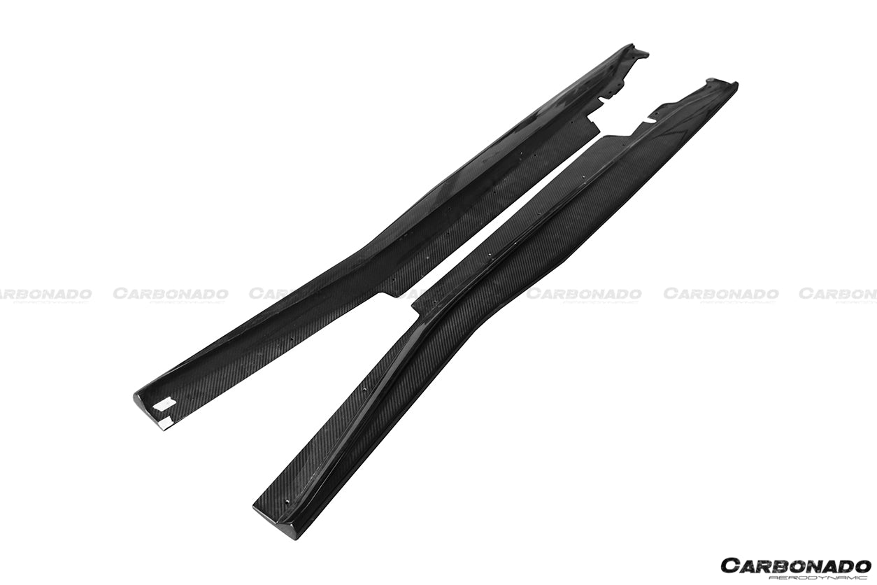 2013 - 2019 Corvette Z06 Grandsport AR Style Carbon Fiber Side Skirts