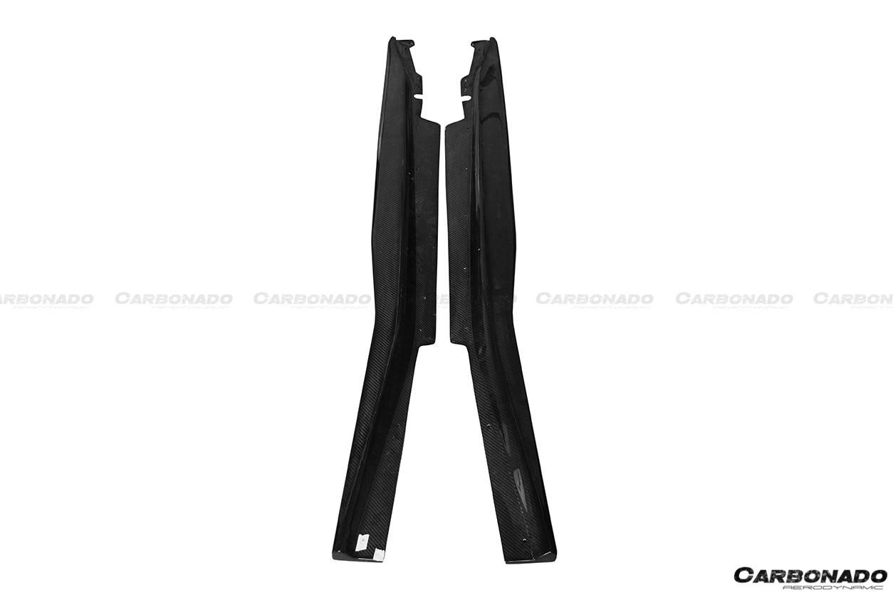 2013 - 2019 Corvette Z06 Grandsport AR Style Carbon Fiber Side Skirts