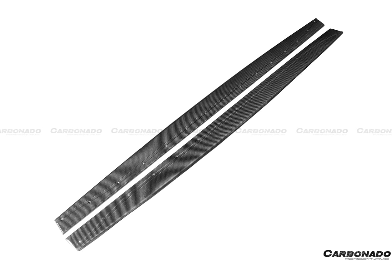 2014-2020 BMW M3 F80 & M4 F82 MP Style Carbon Fiber Side Skirts Under Board