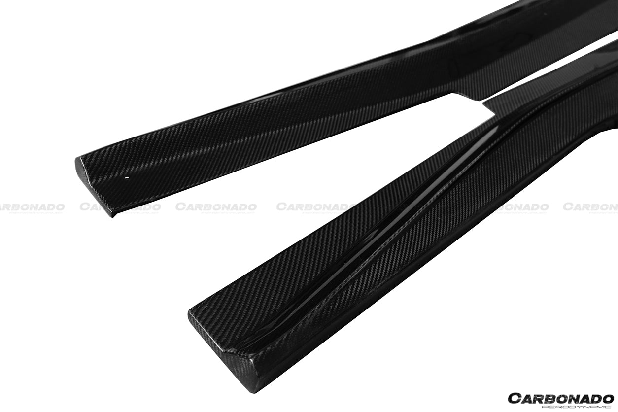 2013 - 2019 Corvette Z06 Grandsport AR Style Carbon Fiber Side Skirts