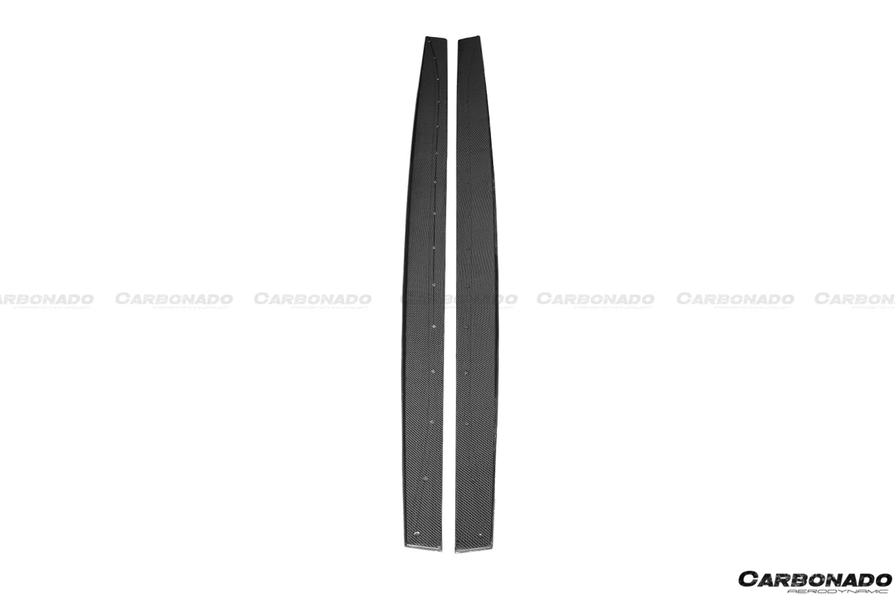 2014-2020 BMW M3 F80 & M4 F82 MP Style Carbon Fiber Side Skirts Under Board