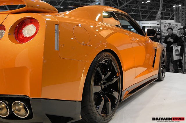 2008 - 2022 Nissan GTR R35 CBA/DBA ZEL Style Carbon Fiber Side Skirts