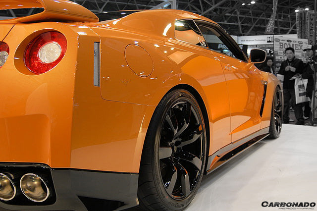 2008 - 2011 Nissan GTR R35 CBA ZEL Style Carbon Fiber Rear Lip Diffuser