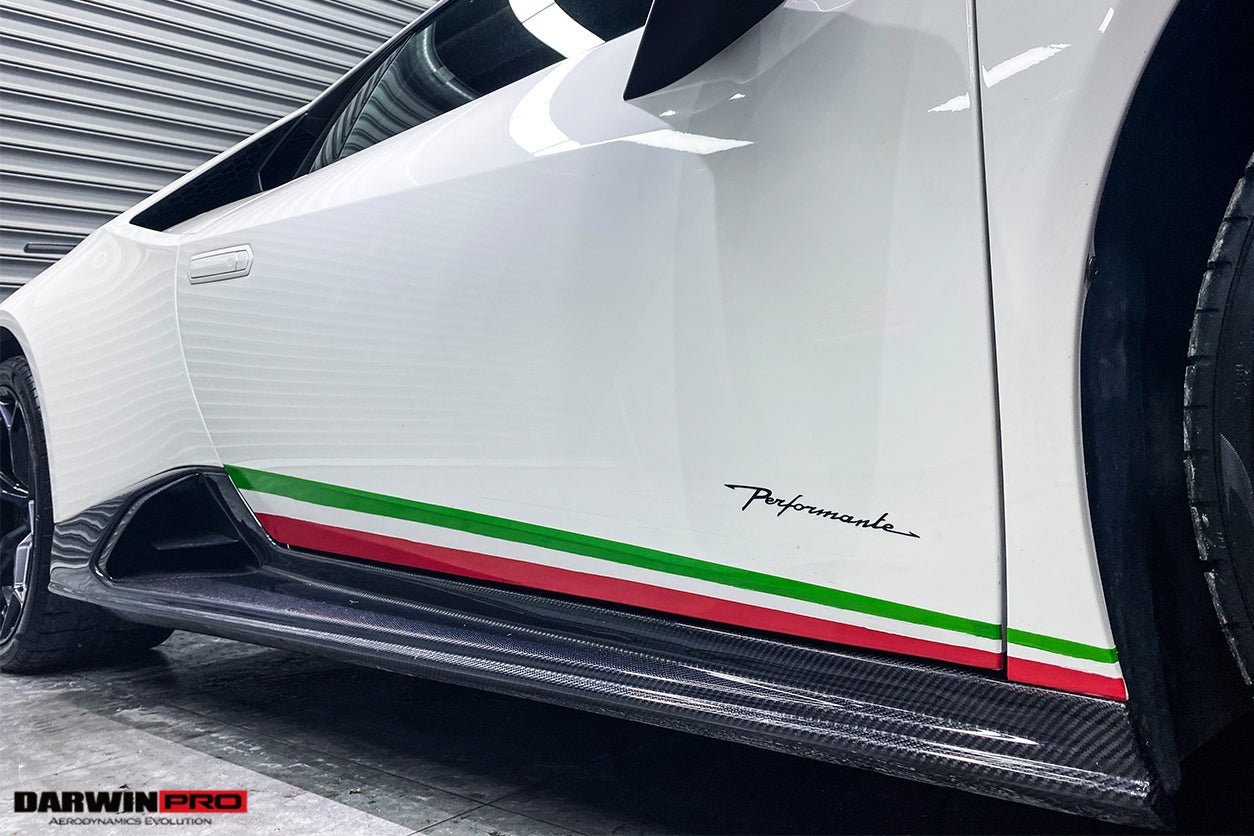 2015 - 2025 Lamborghini Huracan LP610 & LP580 & EVO & STO & Tecnica PEVO Style Side Skirts
