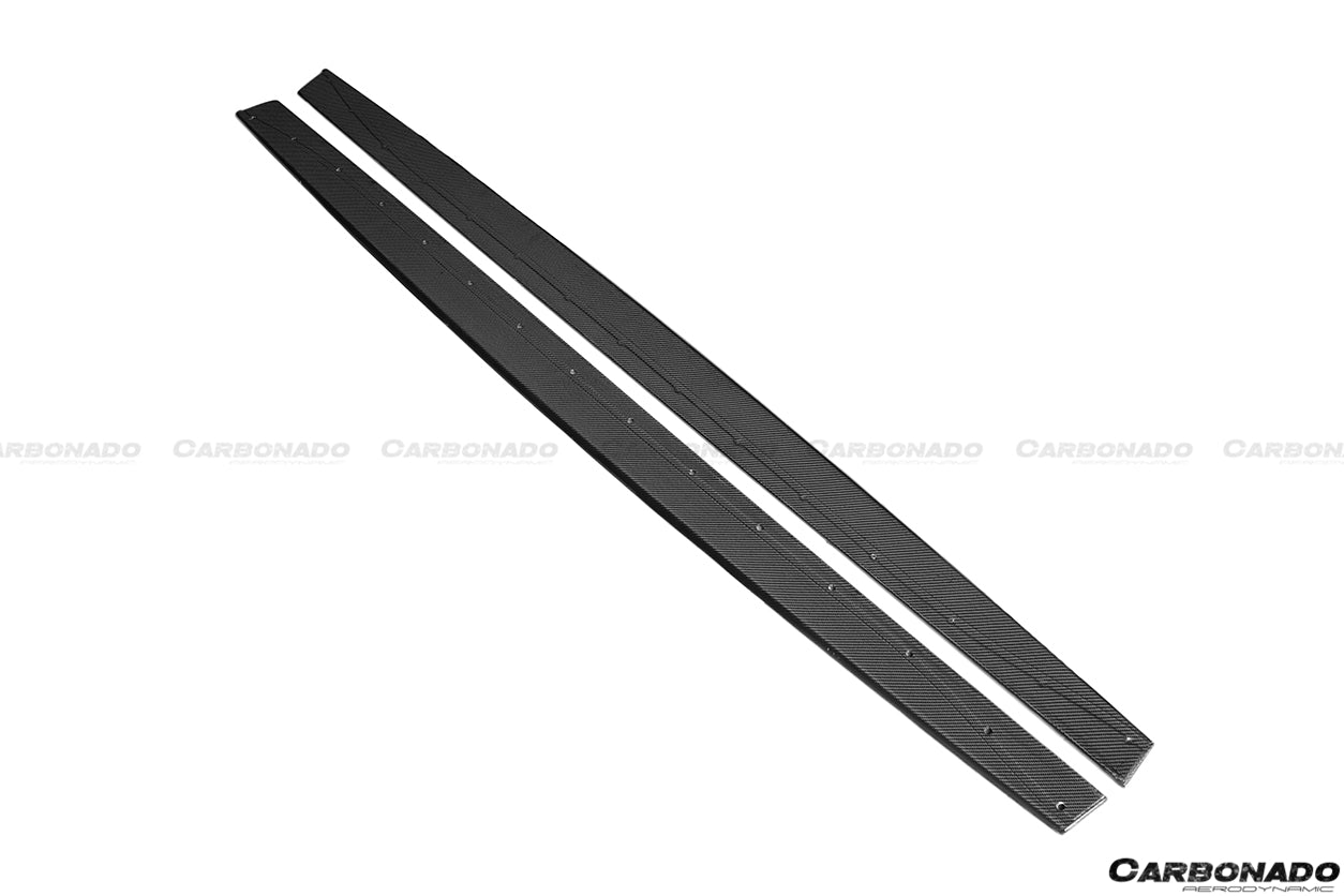 2014-2020 BMW M3 F80 & M4 F82 MP Style Carbon Fiber Side Skirts Under Board