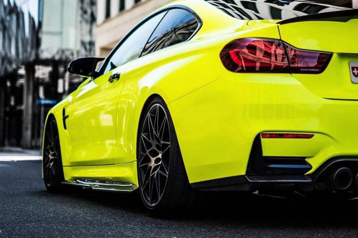 2014-2020 BMW M4 F82 SM Style Carbon Fiber Side Skirts