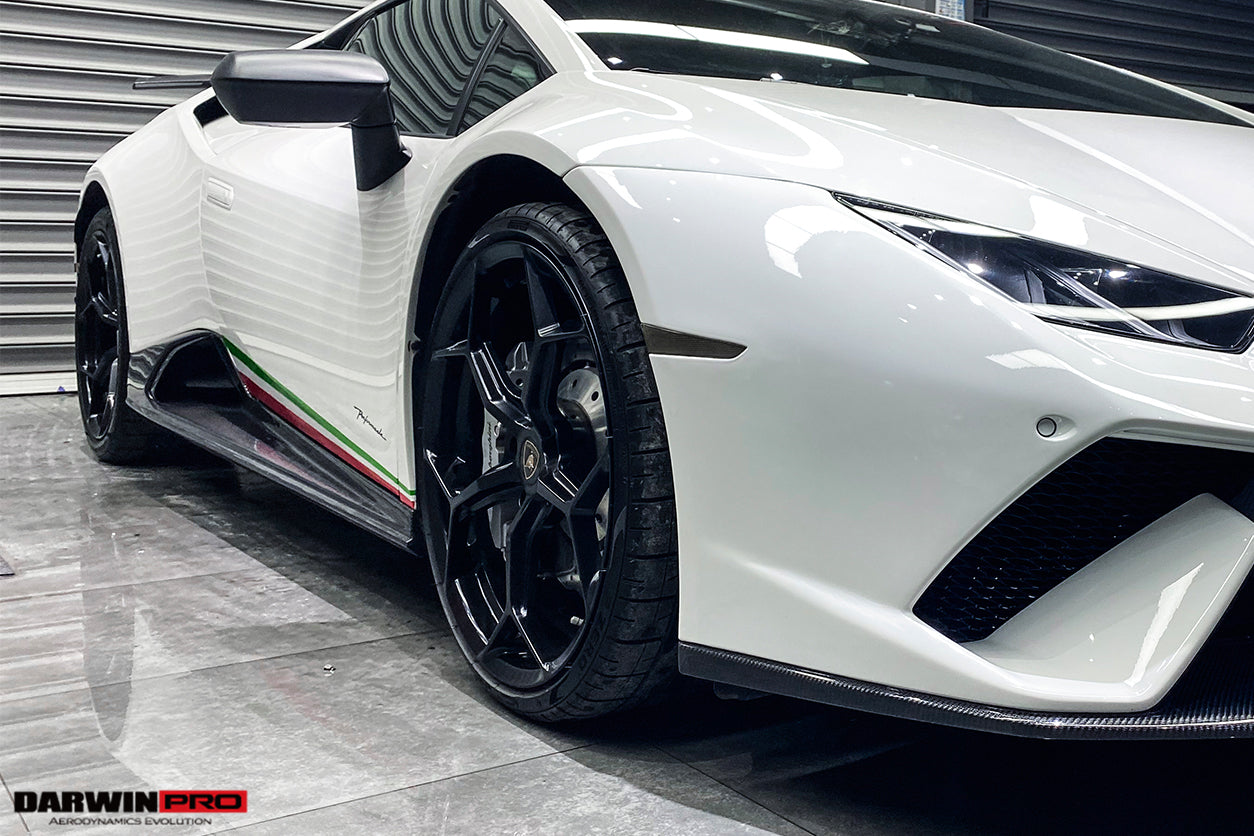 2015 - 2025 Lamborghini Huracan LP610 & LP580 & EVO & STO & Tecnica PEVO Style Side Skirts