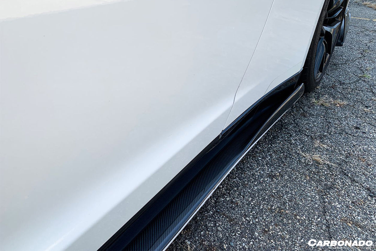 2008 - 2022 Nissan GTR R35 CBA/DBA VA-II Style Carbon Fiber Side Skirts Under Board