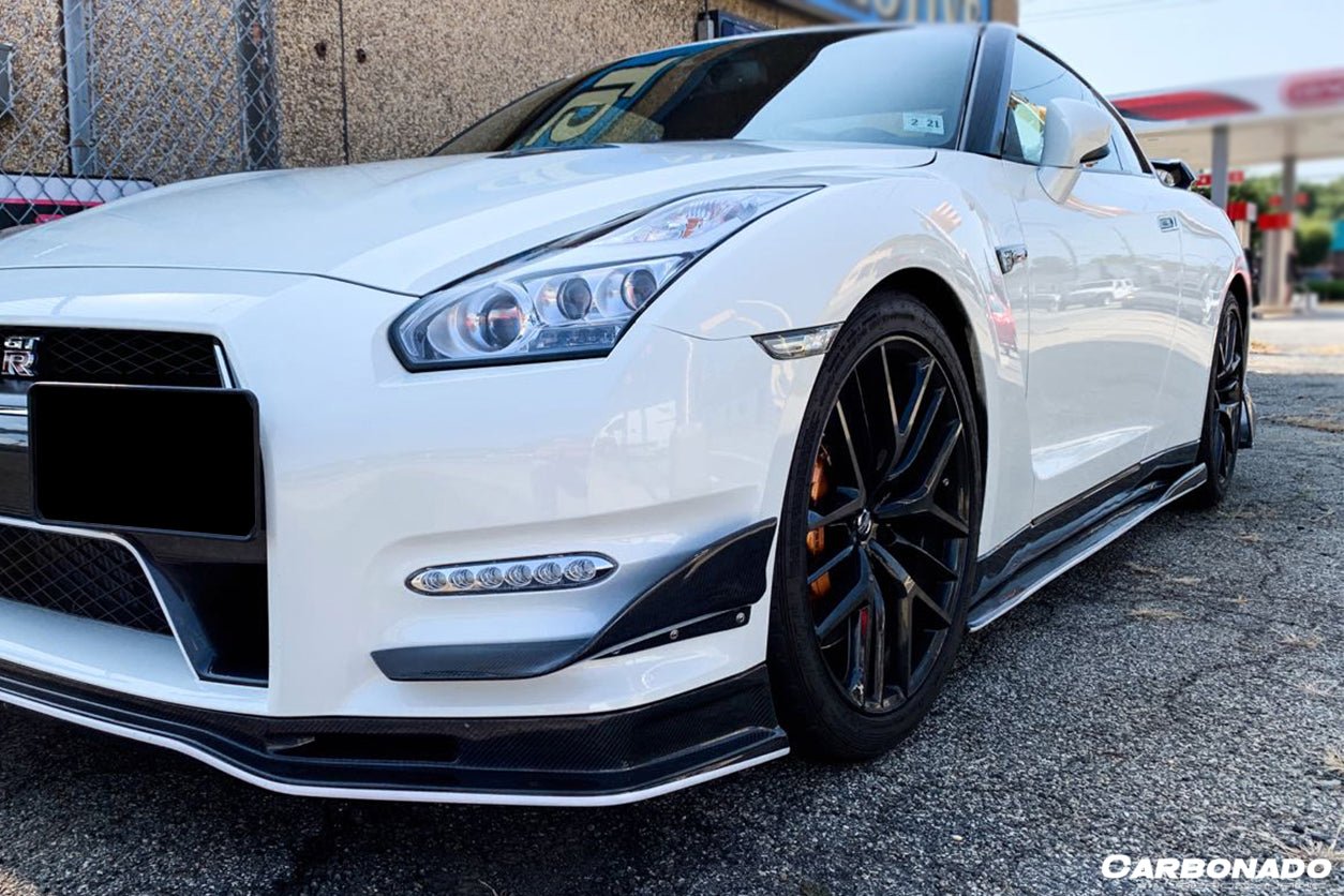 2008 - 2022 Nissan GTR R35 CBA/DBA VA-II Style Carbon Fiber Side Skirts Under Board