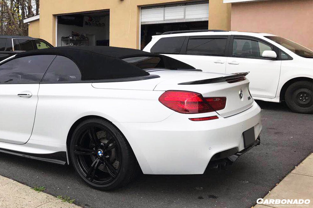 2011-2018 BMW 6 Series F12/M6 Convertiable VRS Style Carbon Fiber Trunk Spoiler