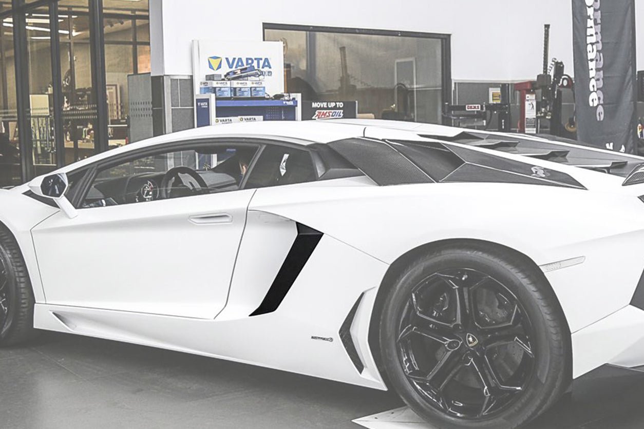 2011-2016 Lamborghini Aventador LP700 Coupe Carbon Fiber Quarter Panel Fender Vent Outside - DarwinPRO Aerodynamics
