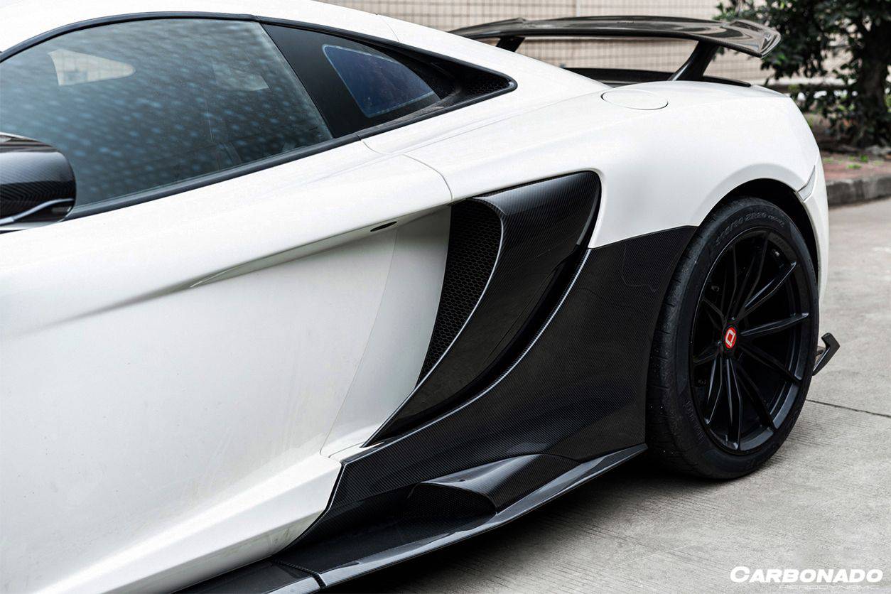 2014-2017 McLaren 650S OEM Style Carbon Fiber Tuning Veins Intake Blades - Carbonado
