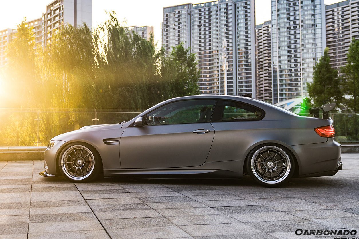 2008-2012 BMW M3 E92/E93 ET Style Carbon Fiber Side Skirts Under Board
