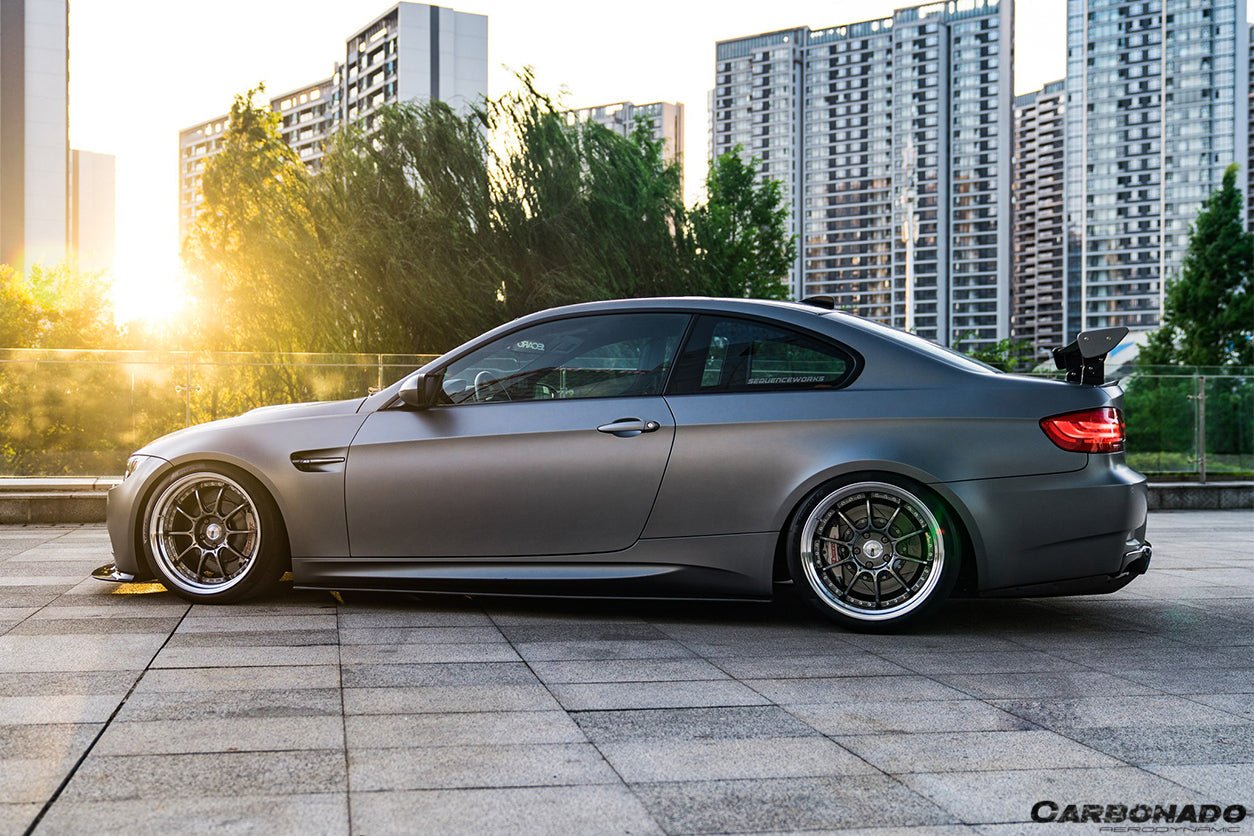 2008-2012 BMW M3 E92/E93 ET Style Carbon Fiber Side Skirts Under Board