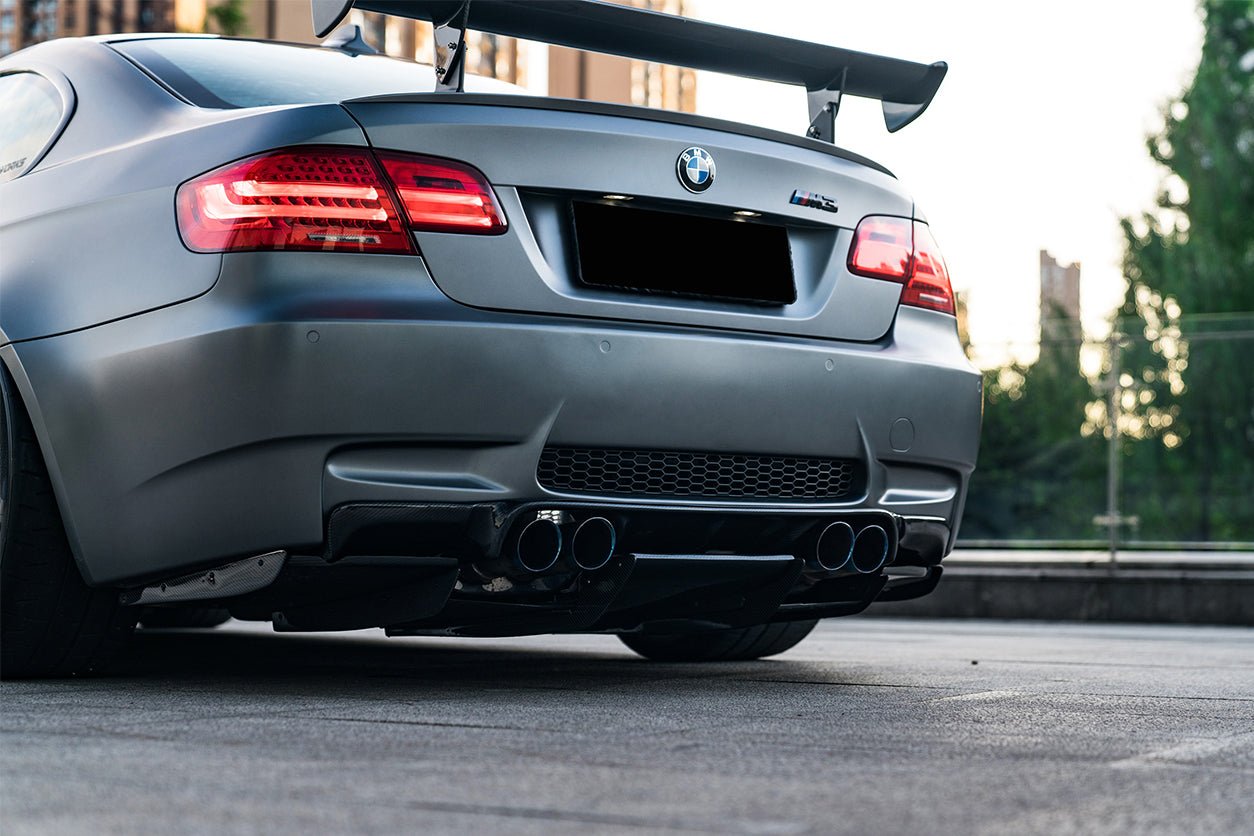 2008-2012 BMW M3 E92 E93 VA Style Carbon Fiber Rear Diffuser with Lip