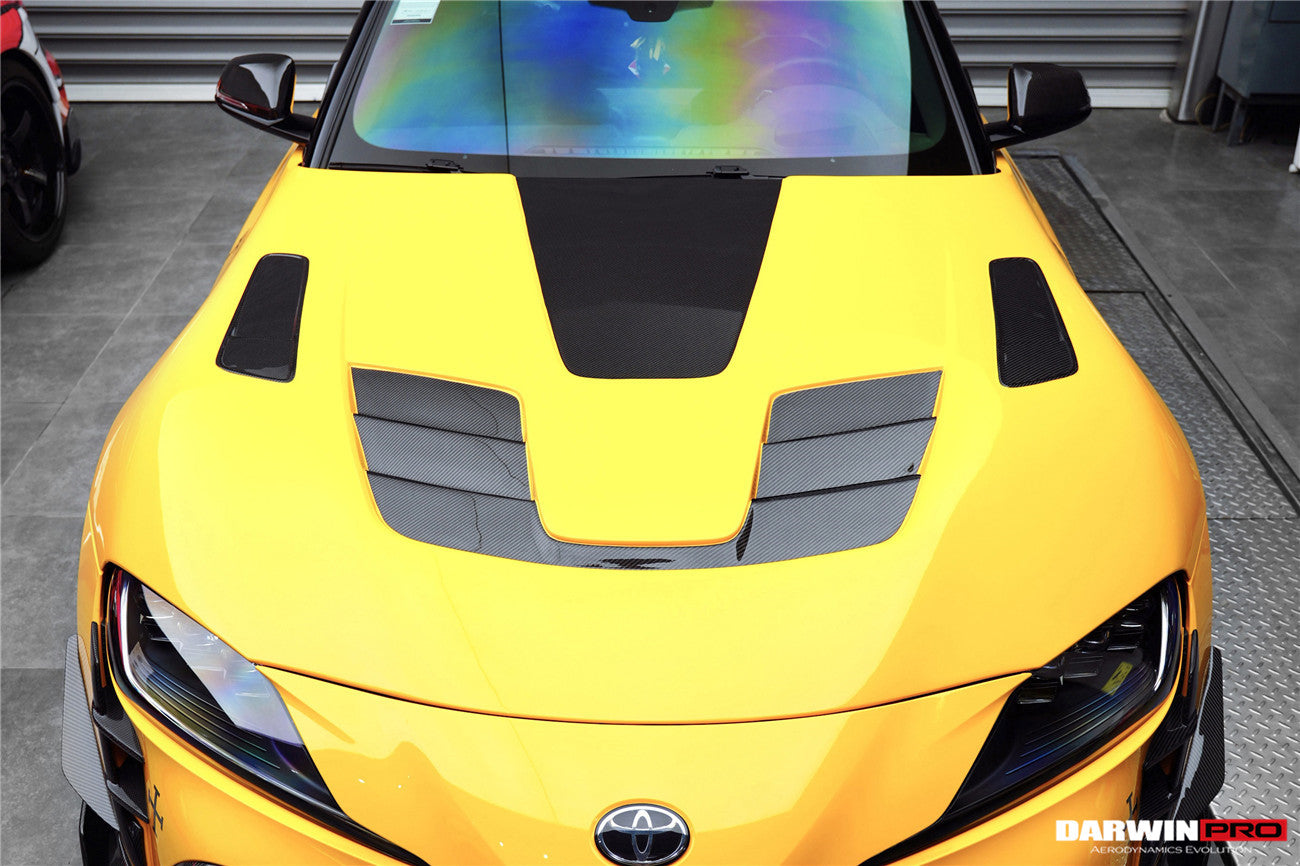 Toyota GR Supra A90 A91 Carbon Fiber Hood (2019–2025)