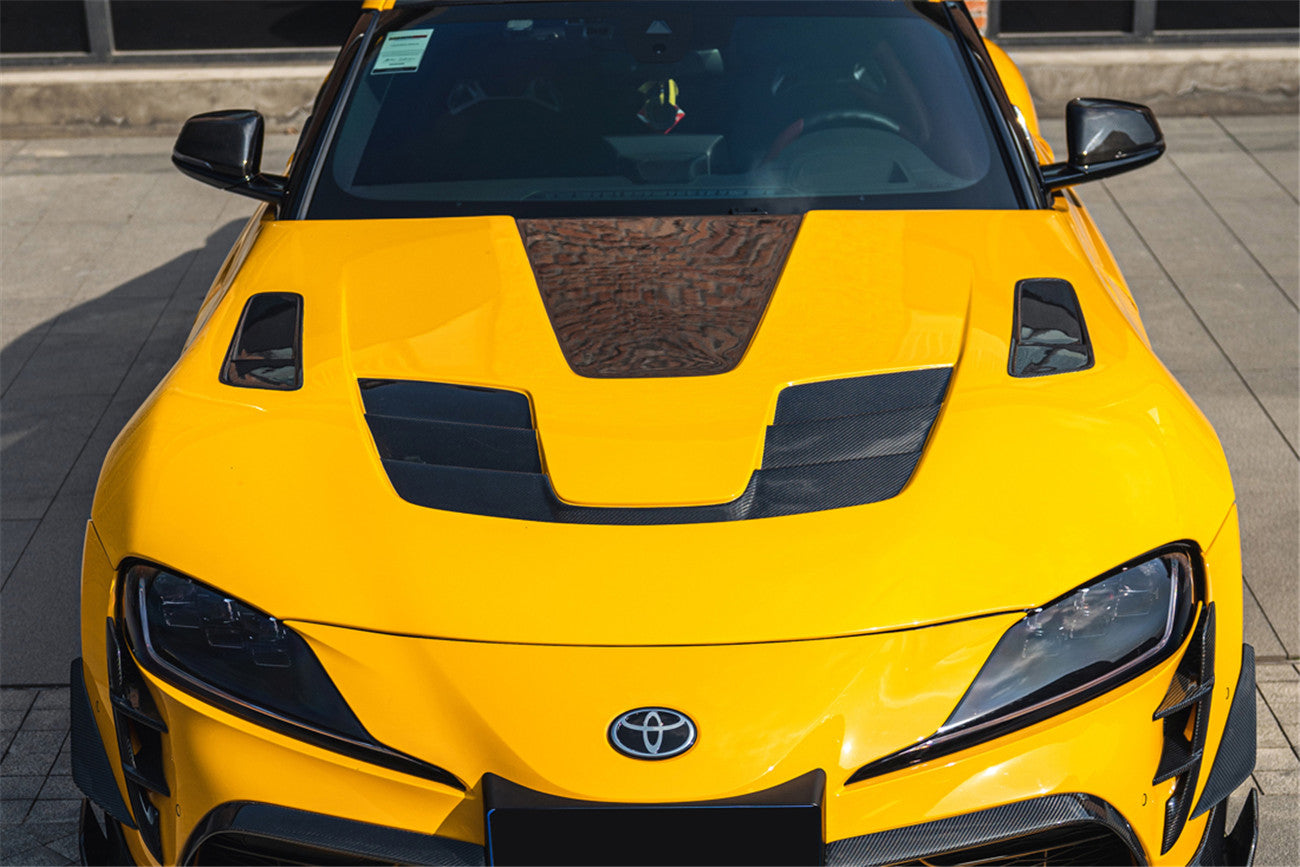 Toyota GR Supra A90 A91 Carbon Fiber Hood (2019–2025)