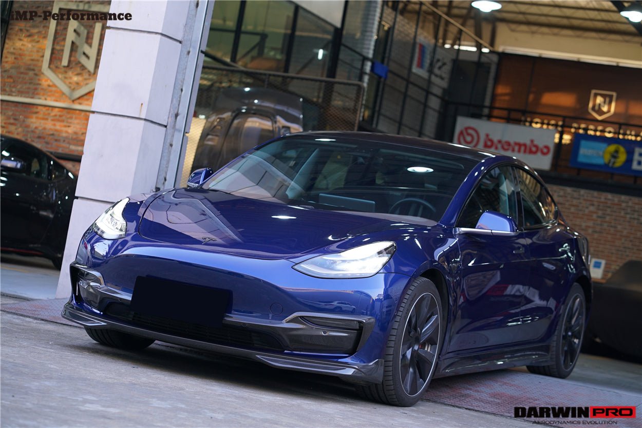 2017 - 2023 Tesla Model 3 IMP Performance Carbon Fiber Front Lip