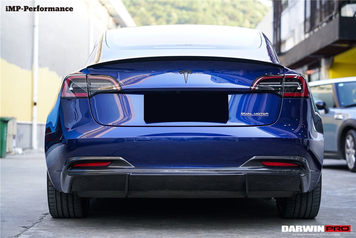 2017 - 2023 Tesla Model 3 IMP Performance Carbon Fiber Rear Lip