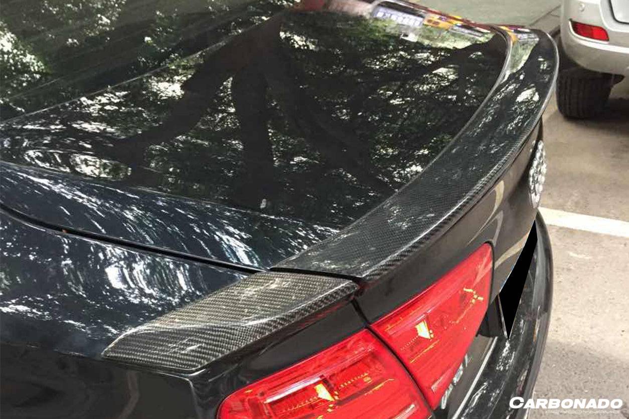 2010-2013 Audi A8 Ab Style Carbon Fiber Turnk Spoiler - Carbonado