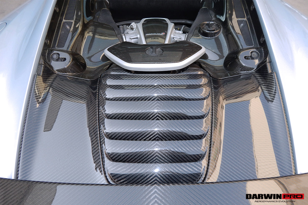 2011 - 2017 McLaren 650s/MP4 12C Autoclave Carbon Fiber Armadillo Engine Cover Repalcement