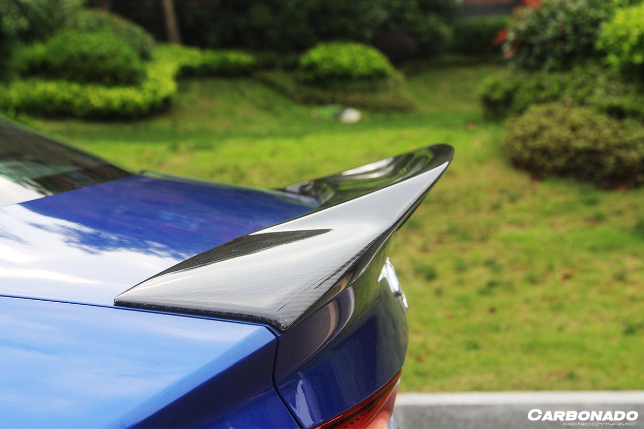 2013 - 2020 Audi S3/ A3 /RS3 Sedan RT Style Carbon Fiber Trunk Spoiler