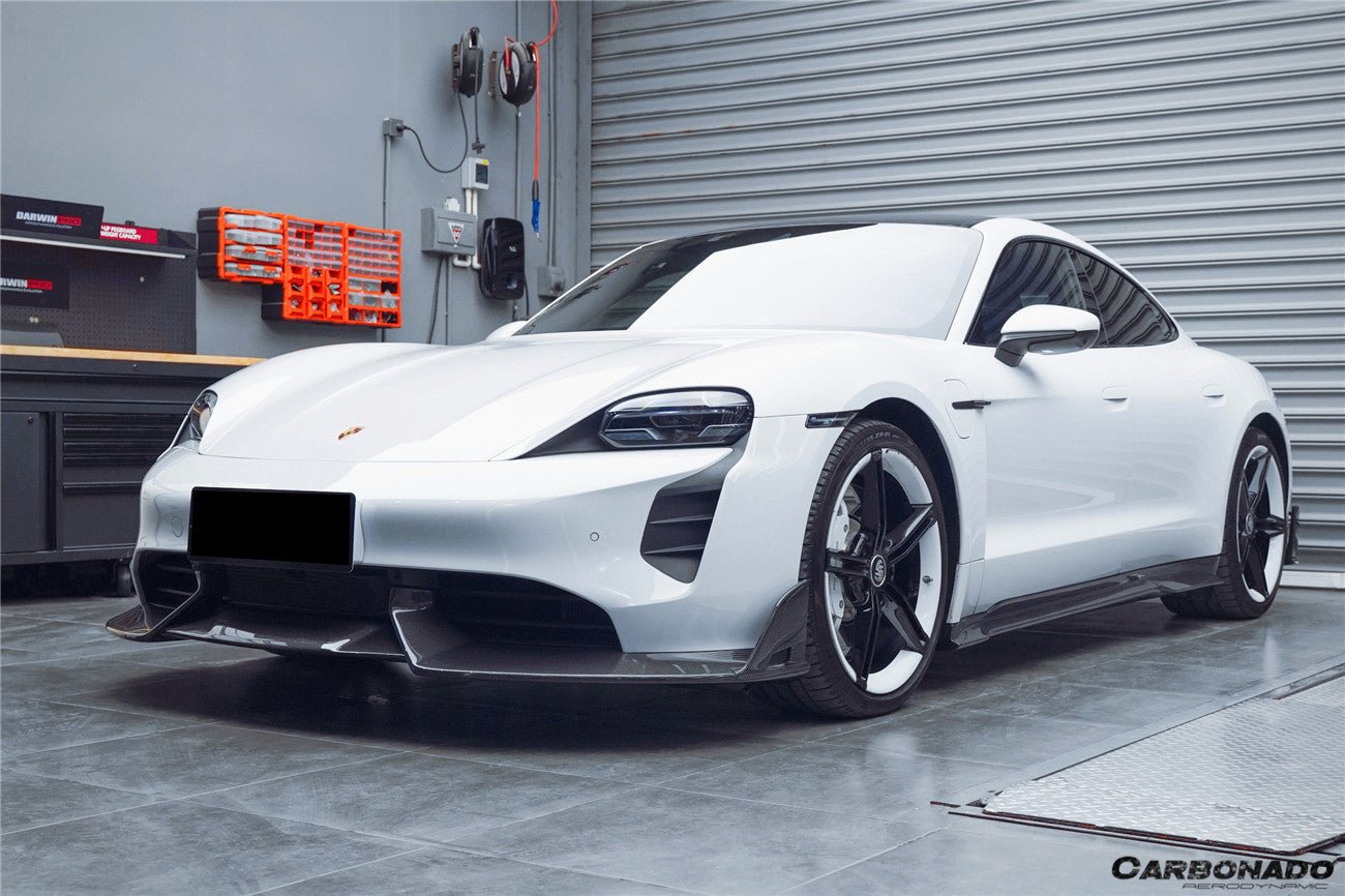 2019 - 2024 Porsche Taycan & 4 & 4S & GTS & TURBO CADO Style Front Lip