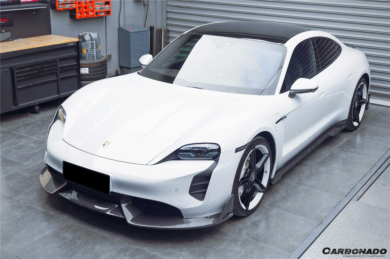 2019 - 2024 Porsche Taycan & 4 & 4S & GTS & TURBO CADO Style Front Lip