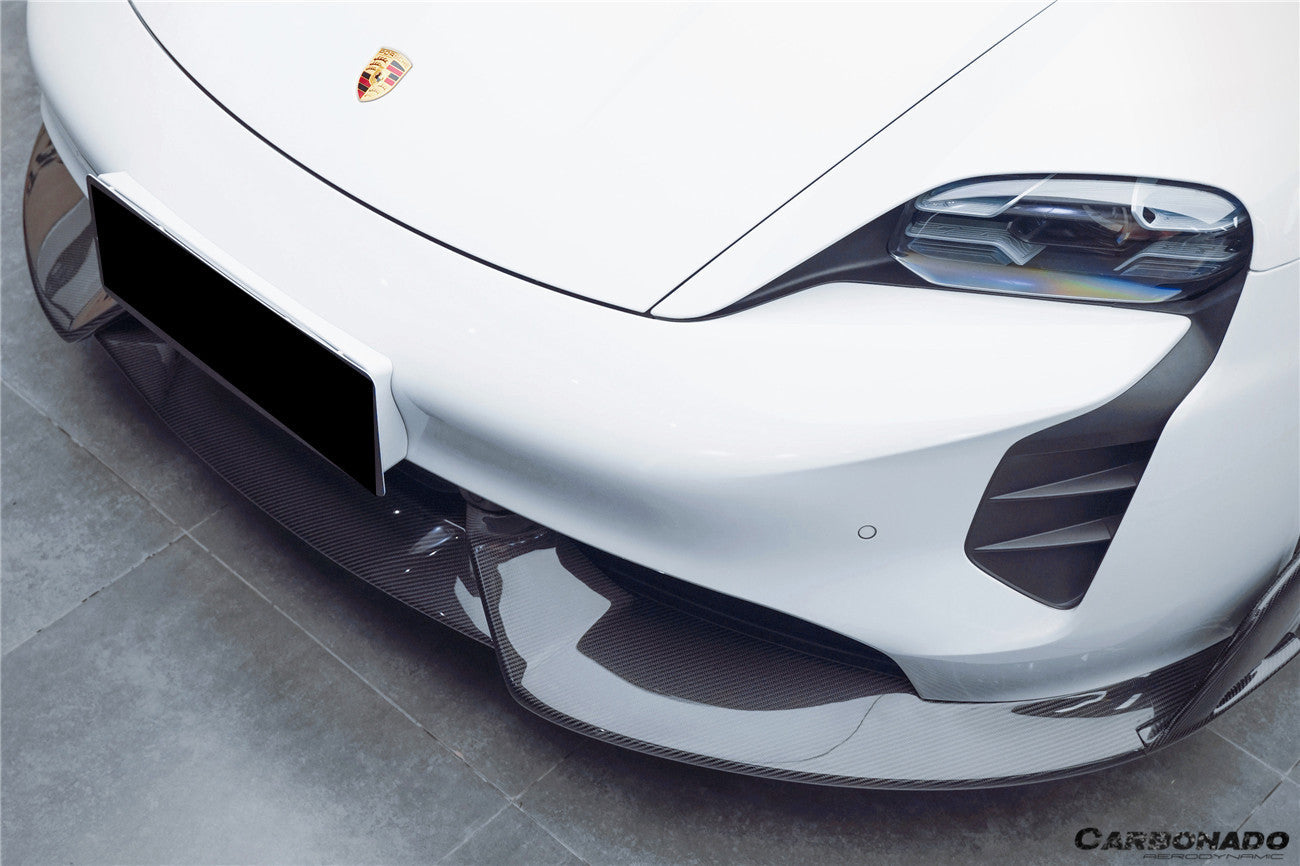 2019 - 2024 Porsche Taycan & 4 & 4S & GTS & TURBO CADO Style Front Lip