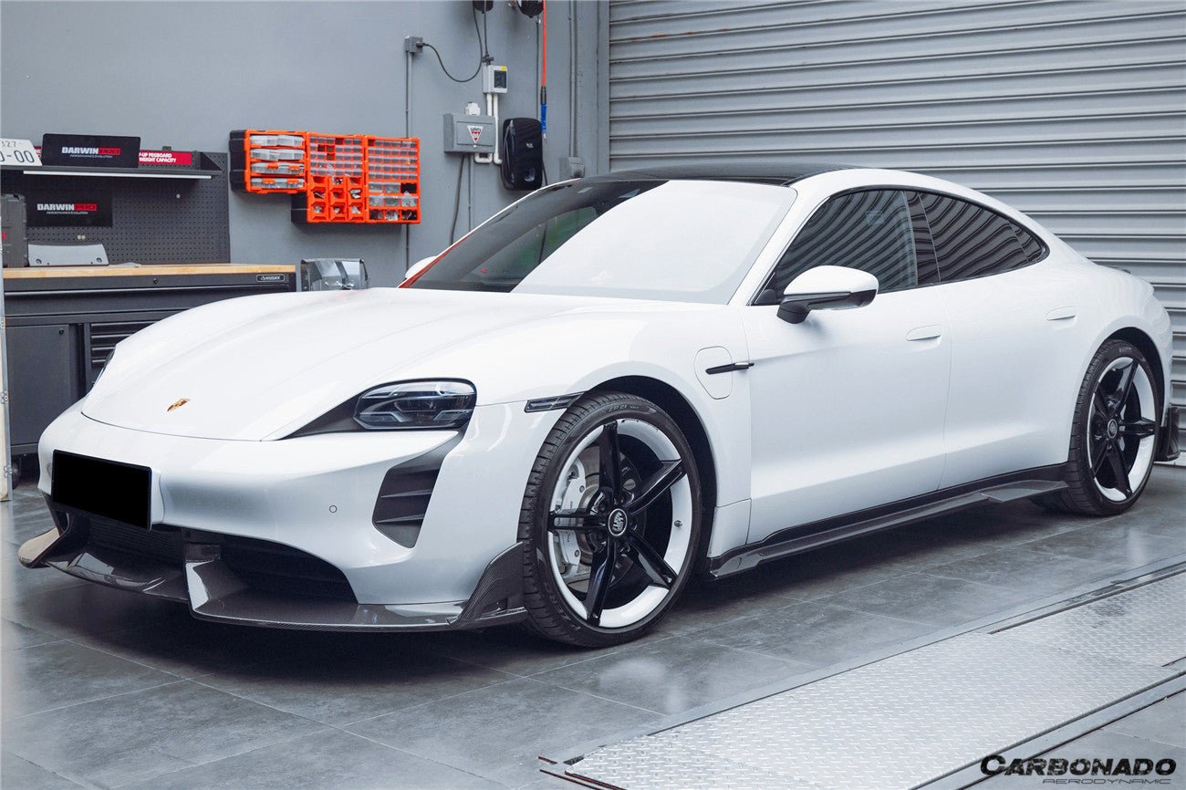 2019 - 2024 Porsche Taycan & 4 & 4S & GTS & TURBO CADO Style Front Lip