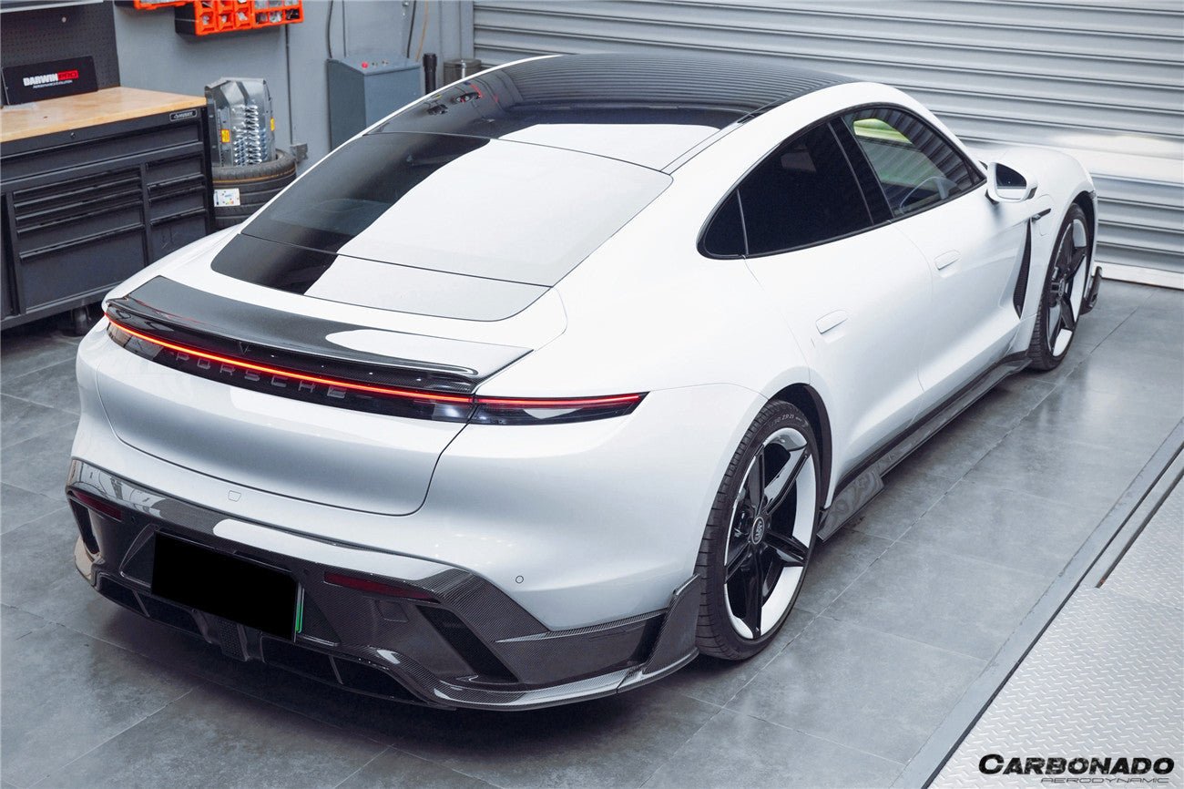 2019 - 2024 Porsche Taycan & 4 & 4S & GTS & TURBO CADO Style Rear Diffuser