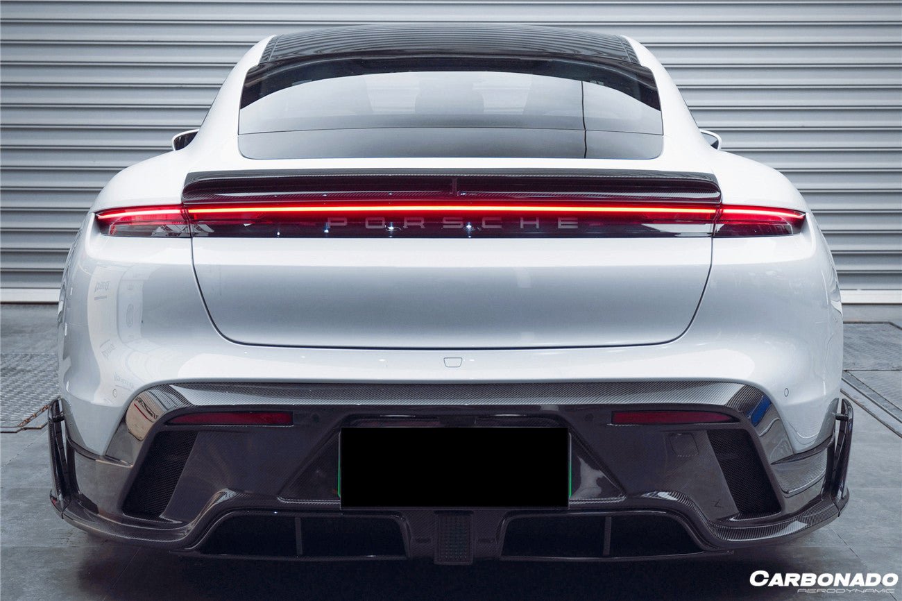 2019 - 2024 Porsche Taycan & 4 & 4S & GTS & TURBO CADO Style Rear Diffuser