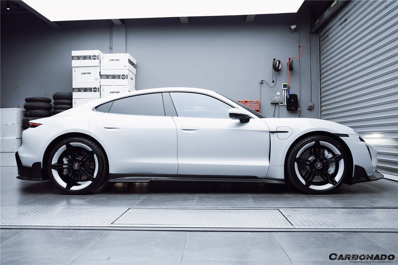 2019 - 2024 Porsche Taycan & 4 & 4S & GTS & TURBO CADO Style Side Skirts