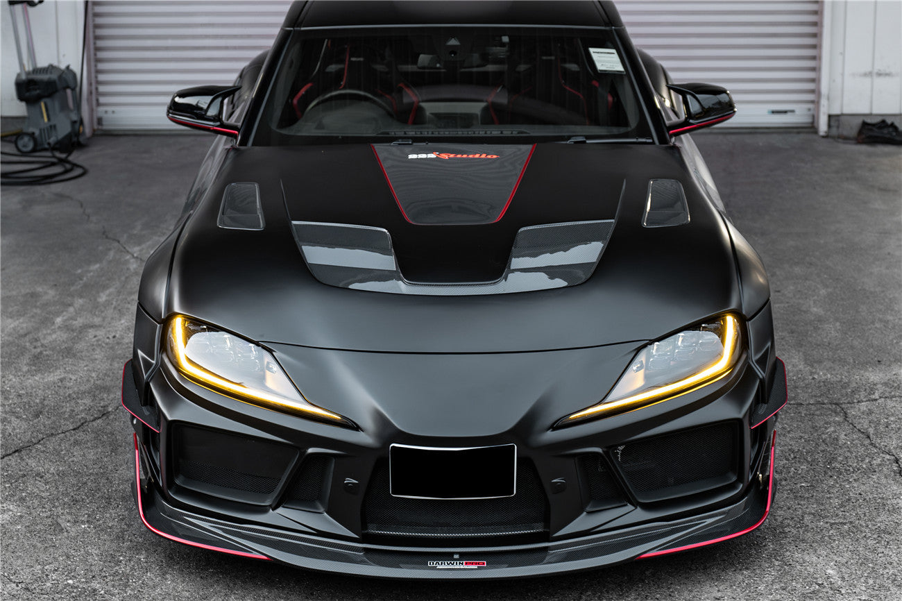 Toyota GR Supra A90 A91 Carbon Fiber Hood (2019–2025)