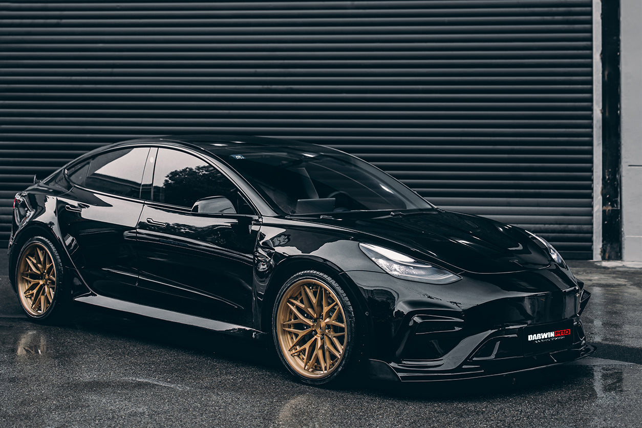 2021 - 2025 Tesla Model 3 IMP Performance Partial Carbon Fiber Full Body Kit
