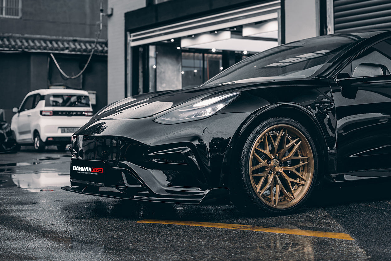 2021 - 2025 Tesla Model 3 IMP Performance Partial Carbon Fiber Full Body Kit