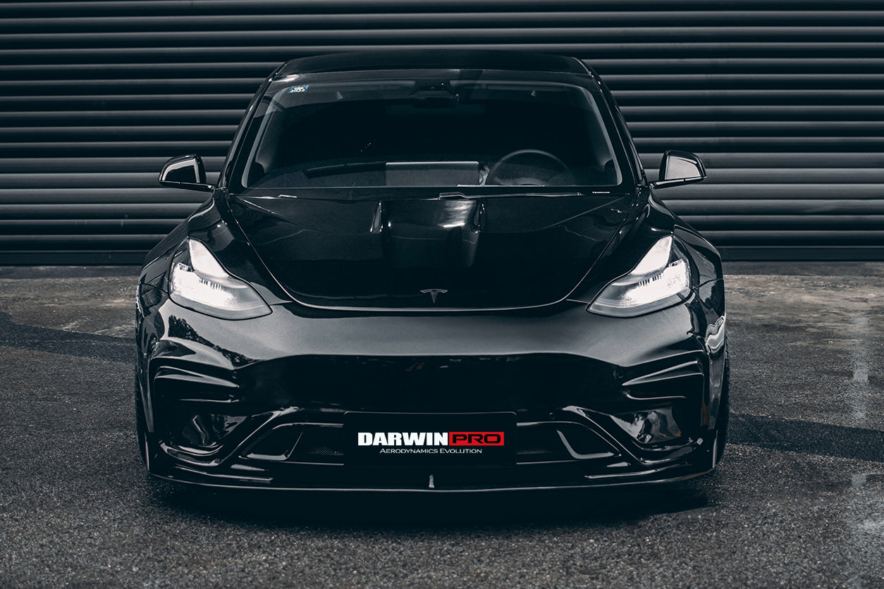 2021 - 2025 Tesla Model 3 IMP Performance Partial Carbon Fiber Full Body Kit