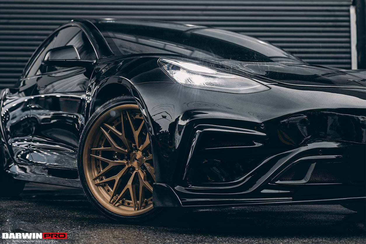2017 - 2023 Tesla Model 3 IMP Performance Partial Carbon Fiber Front Bumper