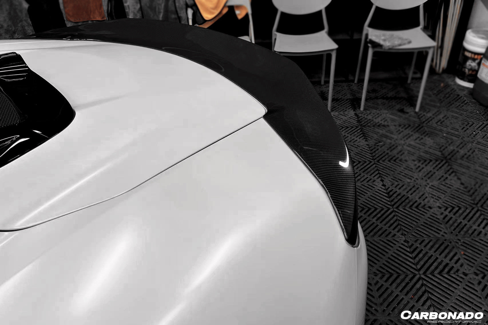 2020 - 2024 Maserati MC20 SVD Style Dry Carbon Fiber Rear Ducktail Spoiler