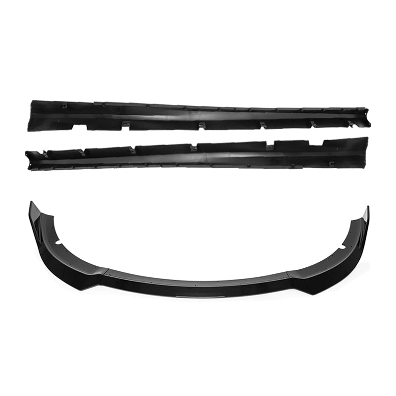 Dodge Charger LD SRT Style Front Splitter Side Skirts Rocker Panel Kit 2015-Up