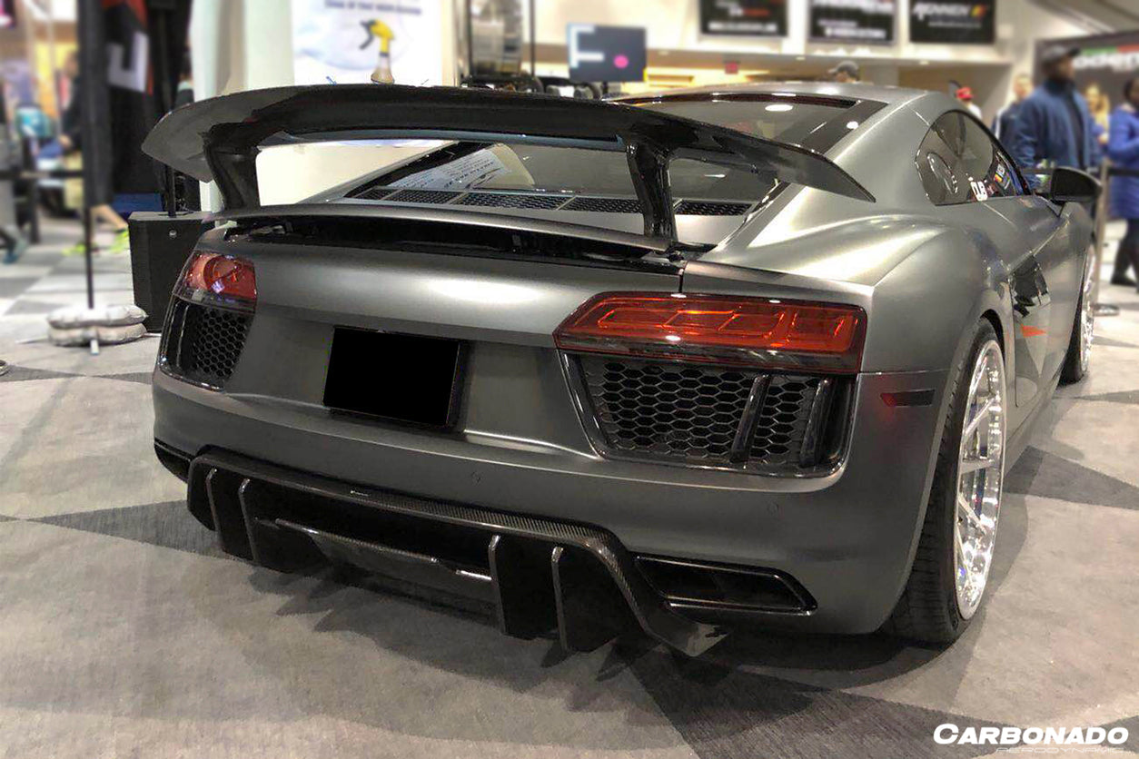 2016 - 2019 Audi R8 Coupe/Spyder VRS Style Carbon Fiber Rear Diffuser