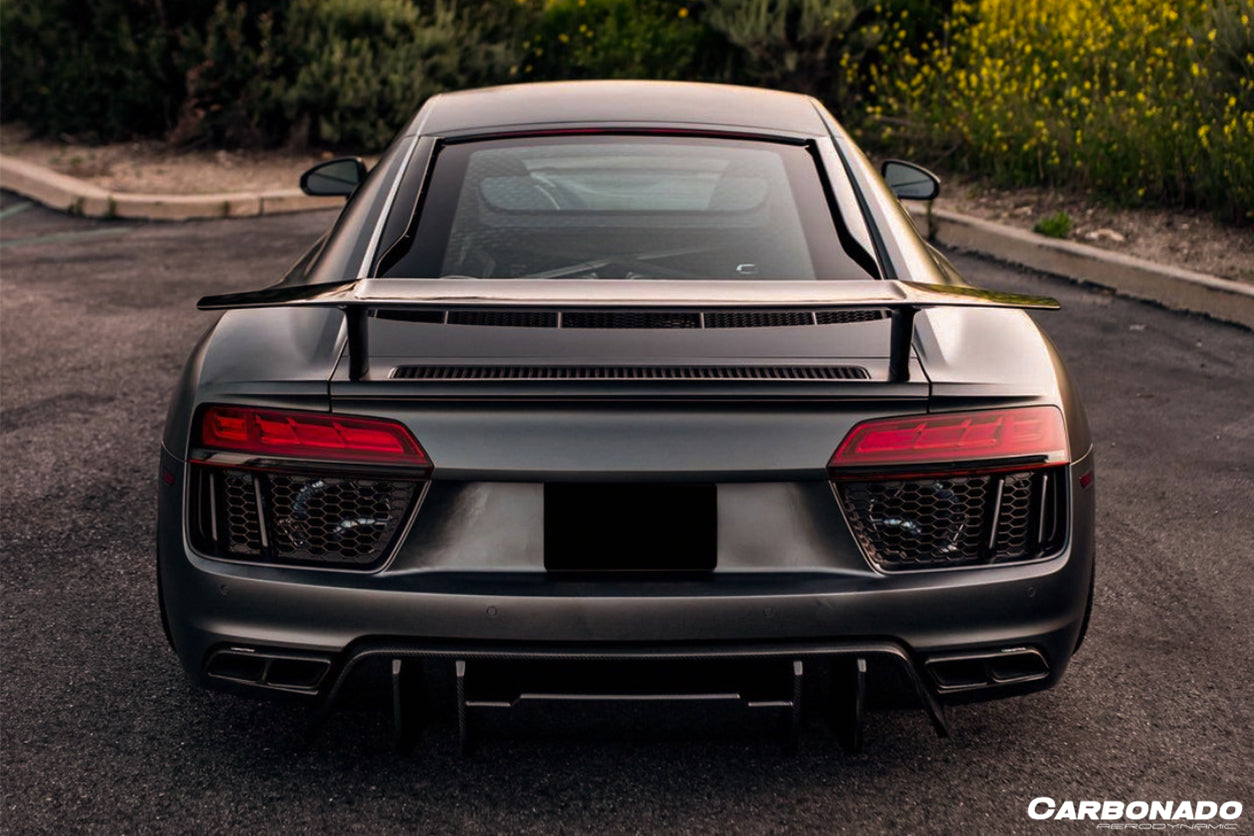 2016 - 2019 Audi R8 Coupe/Spyder VRS Style Carbon Fiber Rear Diffuser