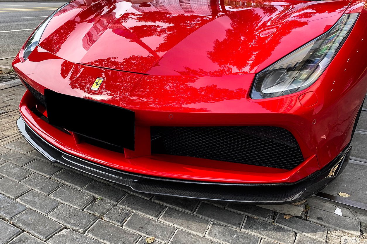 2015 - 2020 Ferrari 488 GTB RS Style Carbon Fiber Front Lip