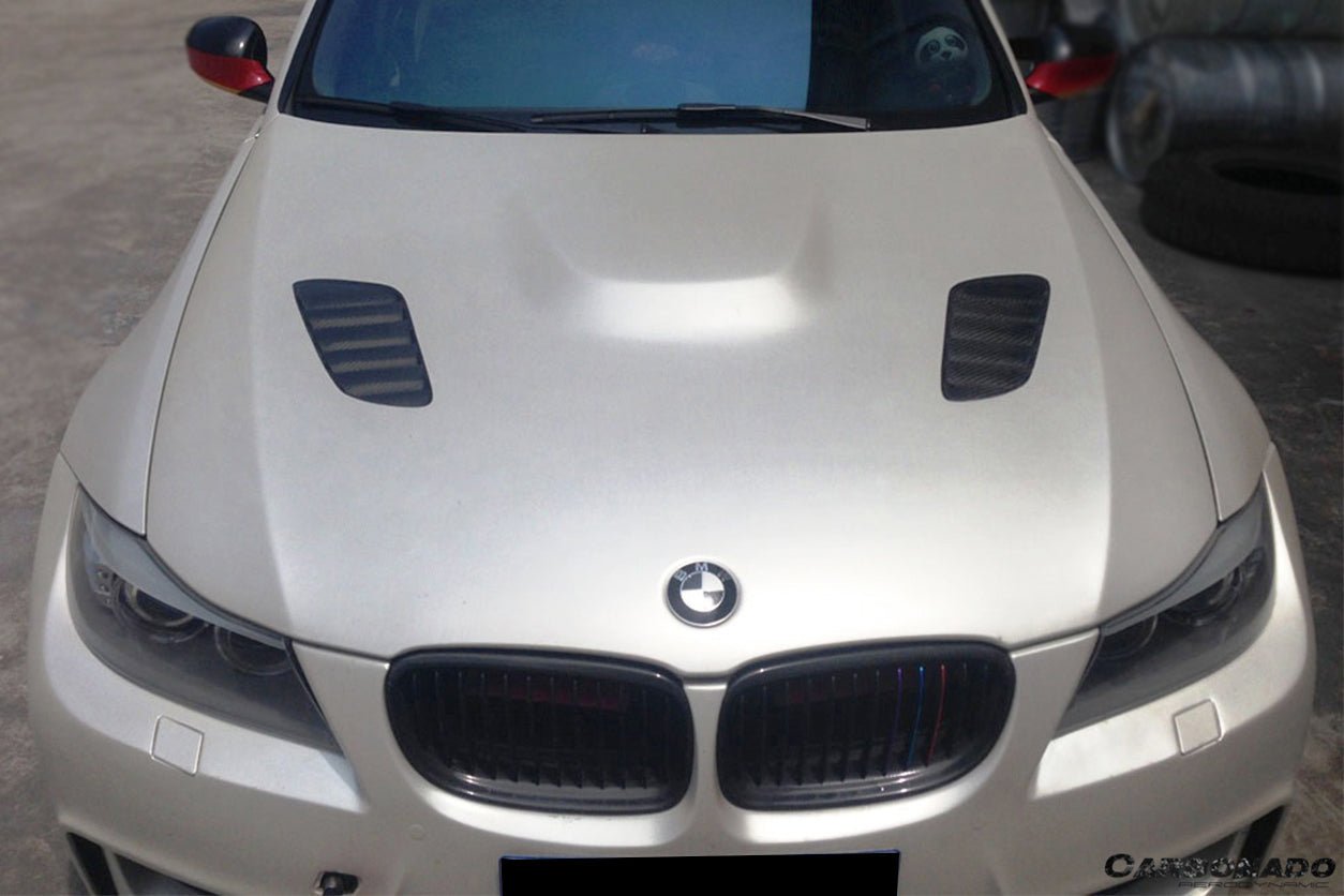 2008-2012 BMW 3 Series E90 LCI VRS Style Carbon Fiber Hood