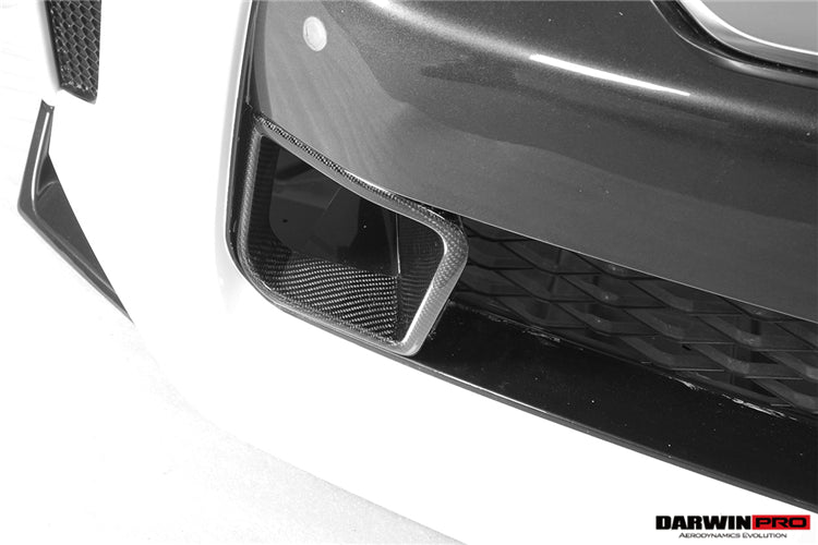 2017 - 2022 Nissan GTR R35 EBA BKSS Style Carbon Fiber Front Bumper Vents