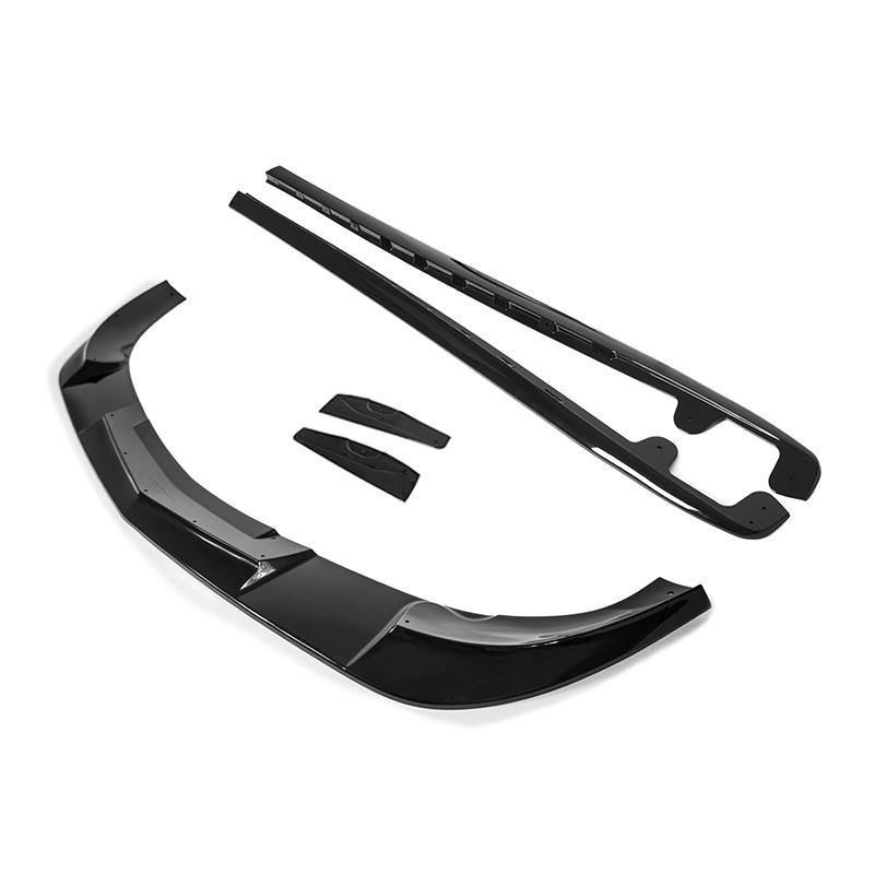 Extended Front Splitter & Side Skirts – Fits Corvette C6 Base