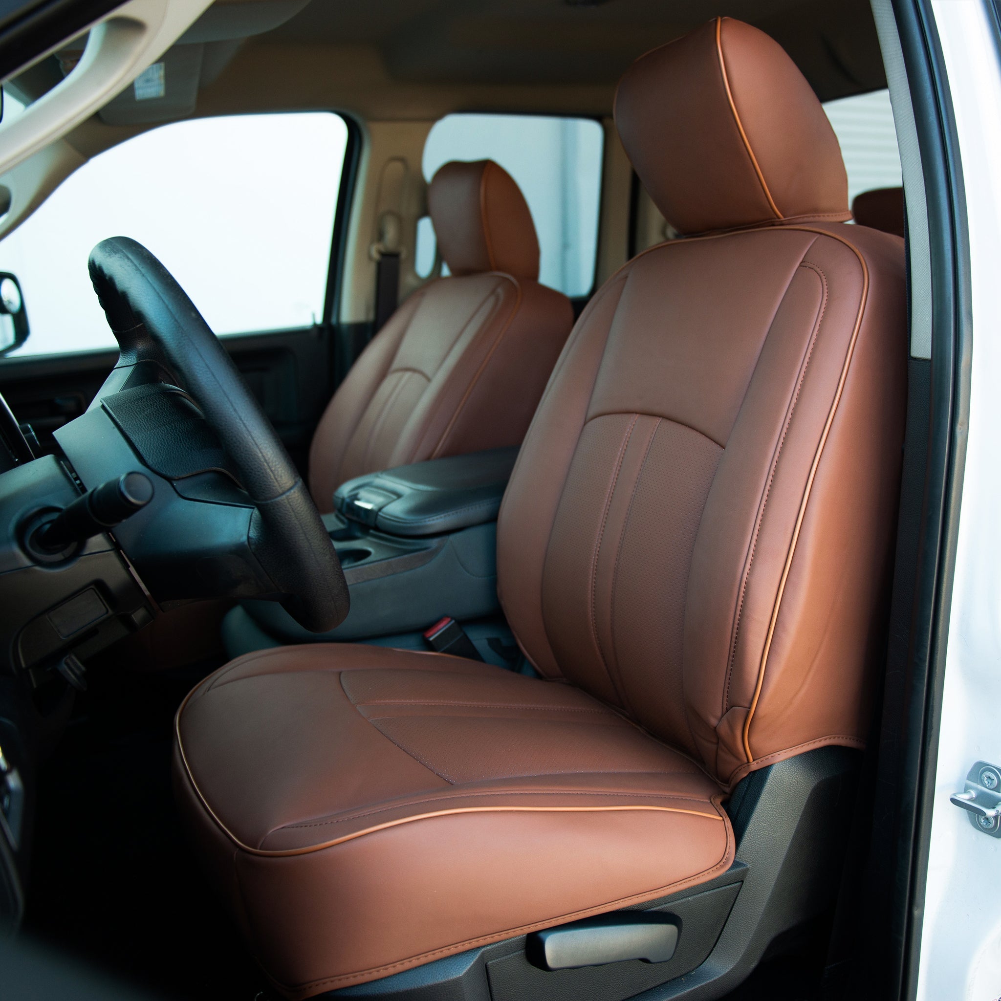 2009-up-dodge-ram-classic-crew-cab-custom-leather-seat-coversPremium Artificial leather